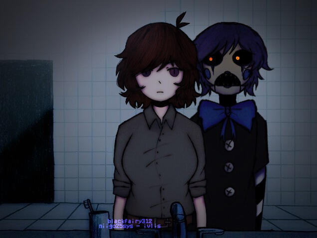 its the omori bathroom. shut up